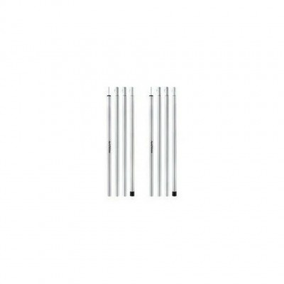 Стойки для тента стальные оцинкованные Naturehike Steel Poles Updated NH19PJ042, 25мм*2.4м, серые (2 шт)