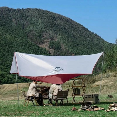 Стойки для тента стальные оцинкованные Naturehike Steel Poles Updated NH19PJ042, 25мм*2.4м, серые (2 шт)