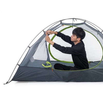 Палатка двухместная ультралегкая Naturehike NH15Z006-P, темно-зеленая