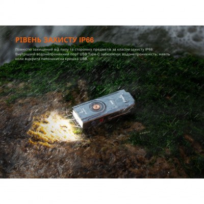 Фонарь Fenix E06R бирюзовый