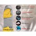 Спальник с натуральным пухом Naturehike CW400 NH18C400-D, р-р L, желто-серый