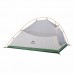 Палатка сверхлегкая трехместная с футпринтом Naturehike Cloud Up 3 Updated NH18T030-T, 210T, зеленый