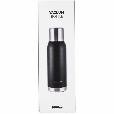 Термос Naturehike Q-9H NH19SJ010, 304 сталь, 1.0 л, черный