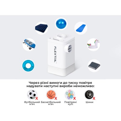 Насос-фонарь-powerbank кемпинговый Flextail Max Pump 2 Plus, оранжевый