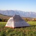 Палатка сверхлегкая двухместная с футпринтом Naturehike Cloud Up 2 Updated NH17T001-T, 20D, темно-синий