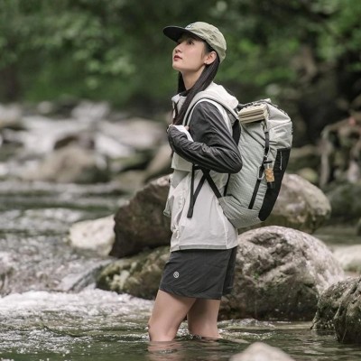 Рюкзак туристический Naturehike NH20BB206, 20 л, графит в клетку