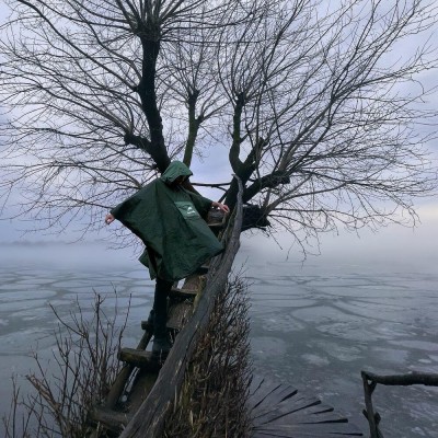Плащ-дождевик Naturehike CNH23RG001, темно-зеленый