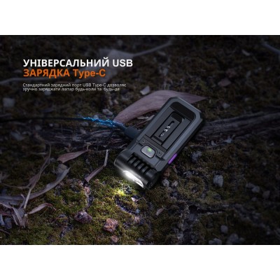 Фонарь ручной Fenix SW05R-UV LED черный