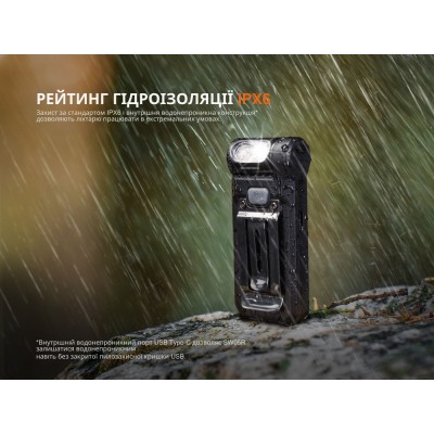 Фонарь ручной Fenix SW05R-UV LED черный