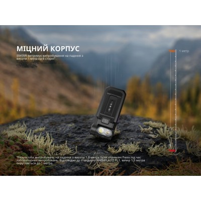 Фонарь ручной Fenix SW05R-UV LED черный