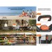 Аккумуляторная тележка с двигателем от павербанка Litheli (2шт УМБ Litheli Power Bank 20000 mAh, 45 W в комплекте)