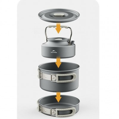Чайник Naturehike CNK2450CF010 0.8 л алюминий