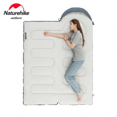 Спальник с капюшоном и закругленным дном Naturehike Y150 NH21MSD08 правый, темно-голубой