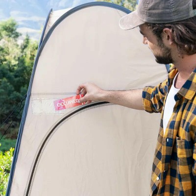 Душевая палатка раскладная Naturehike NH17Z002-P, коричневая