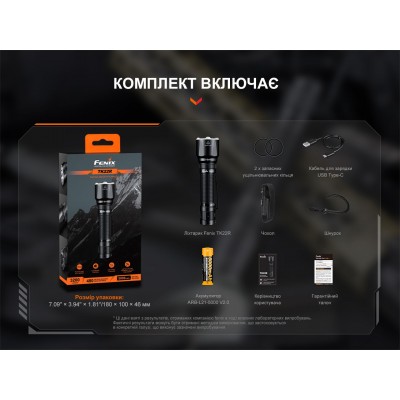 Фонарь ручной Fenix TK22R